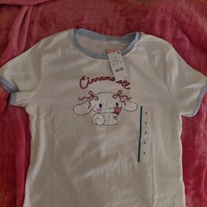 White and Blue Kids T-Shirt